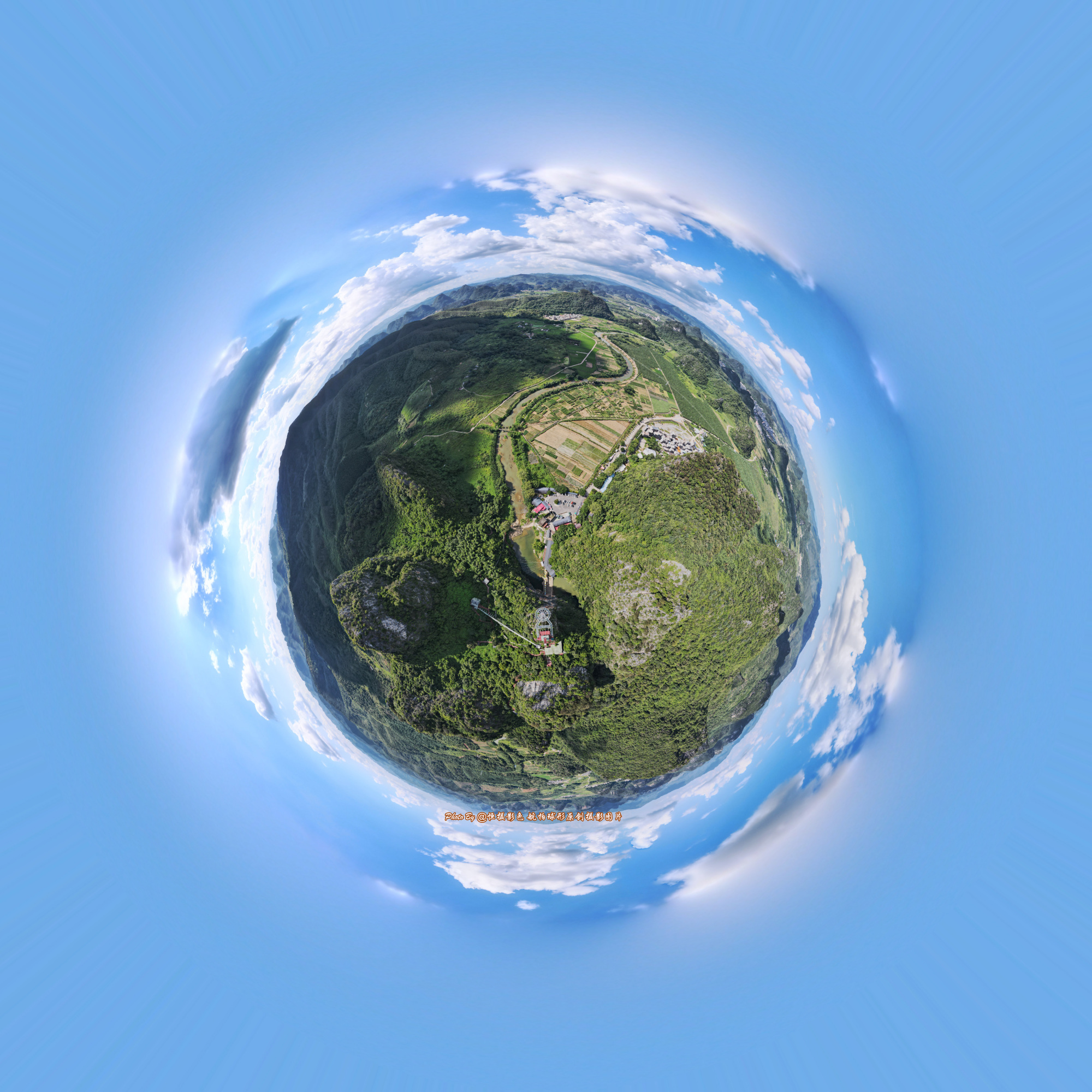 原创球形航拍全景图片集(五)
