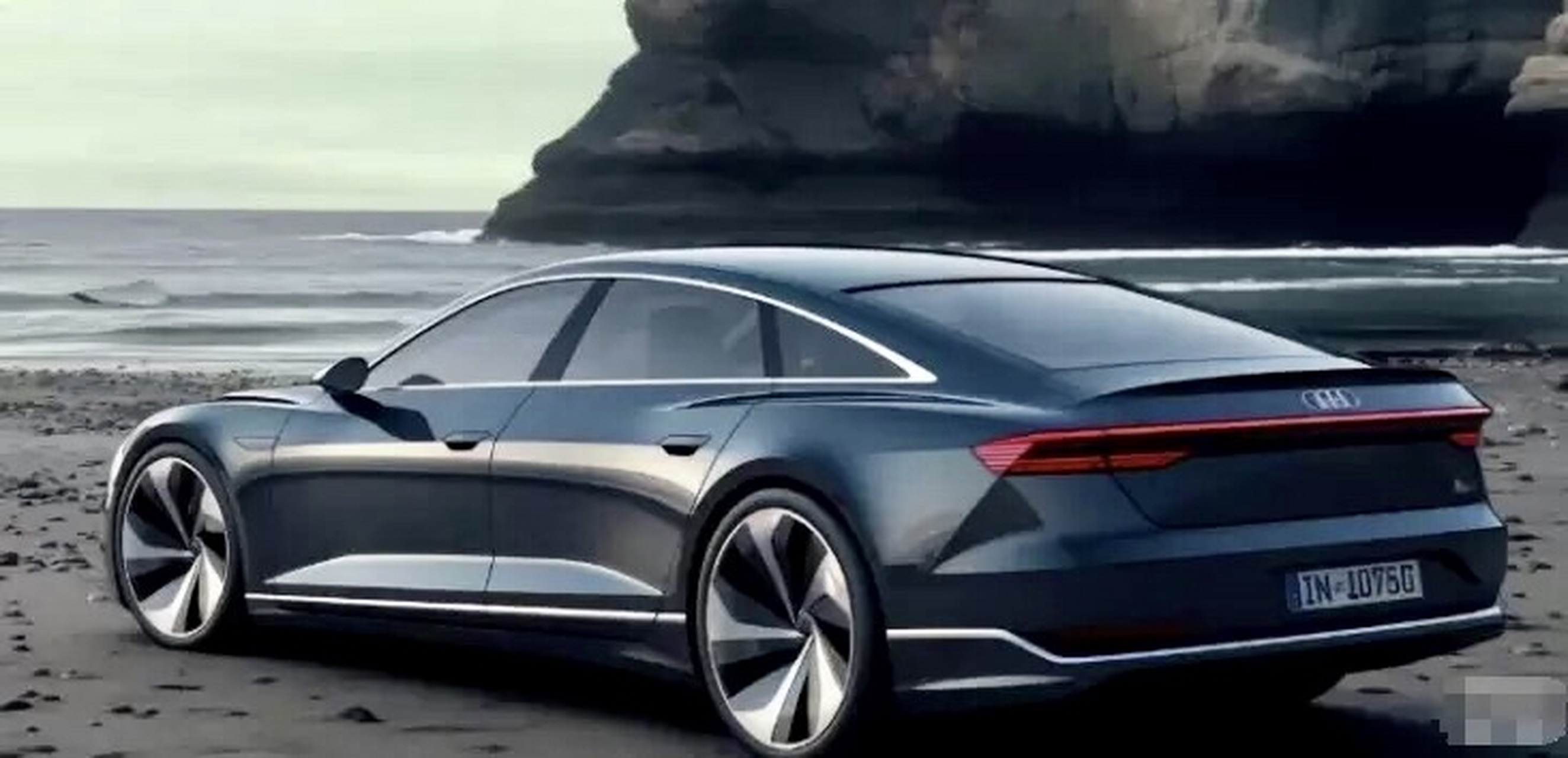 新一代奥迪a9四门轿跑, 颜值超高,帅奔驰s级几条街!