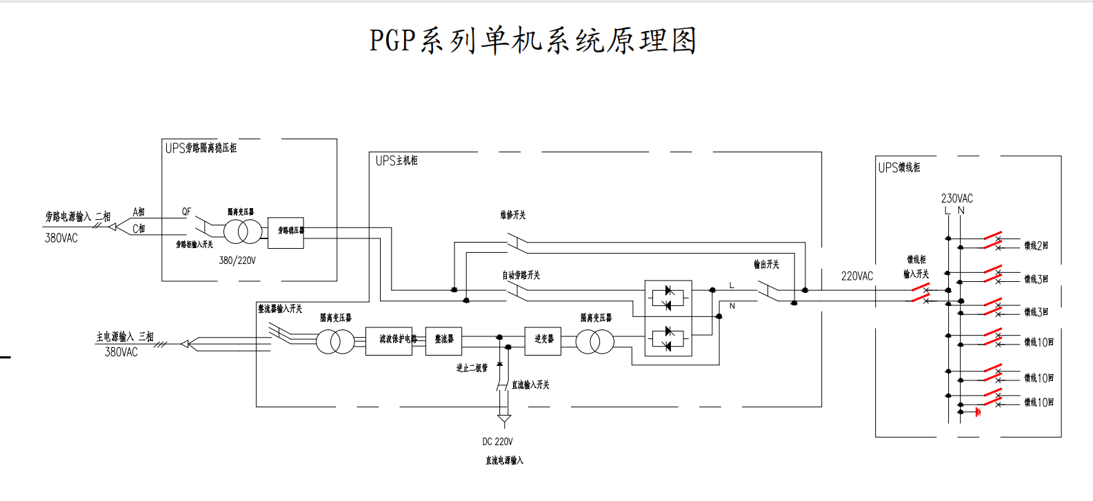 山特ups电路图详解图片