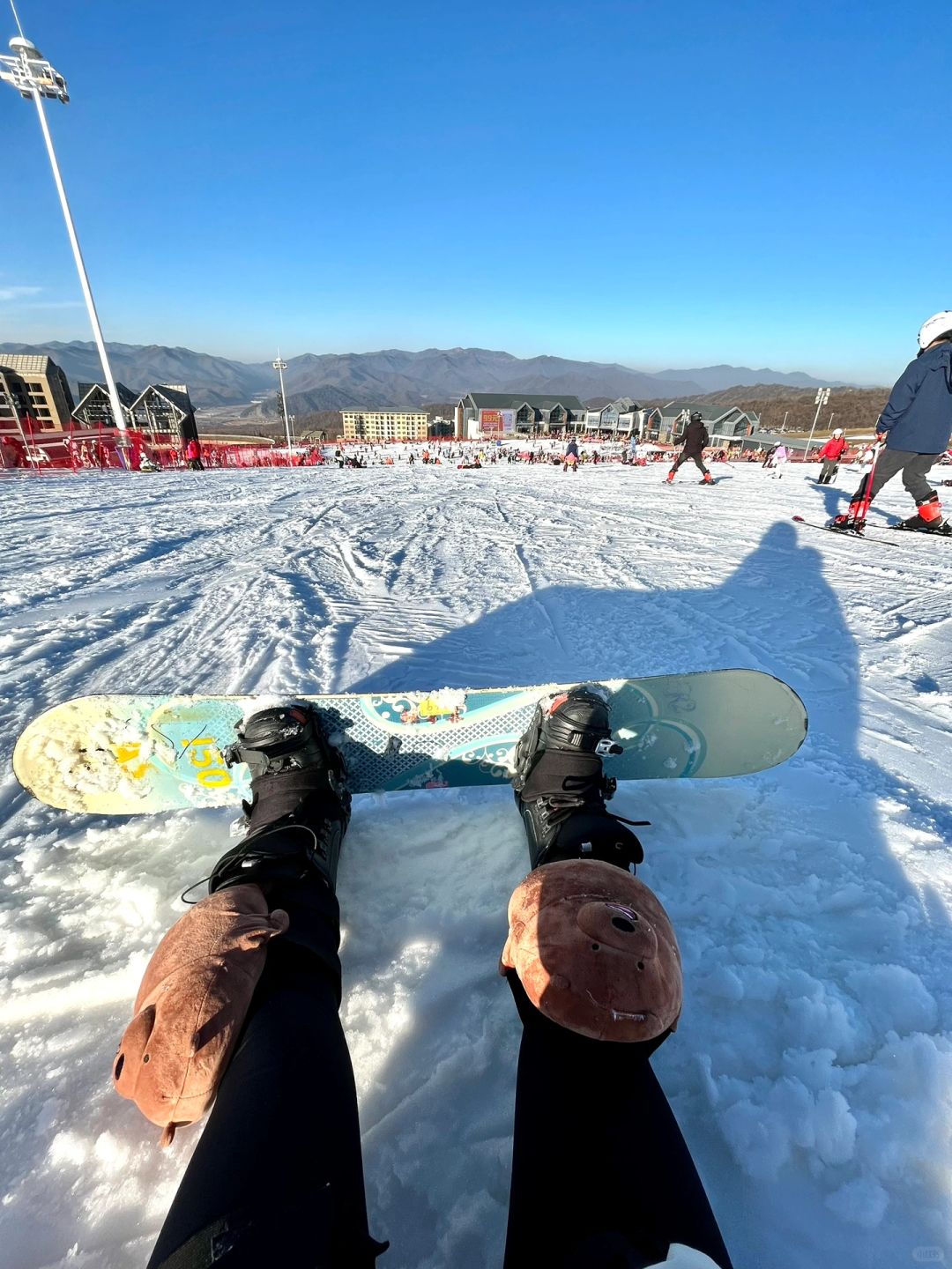 鳌山国际滑雪场图片