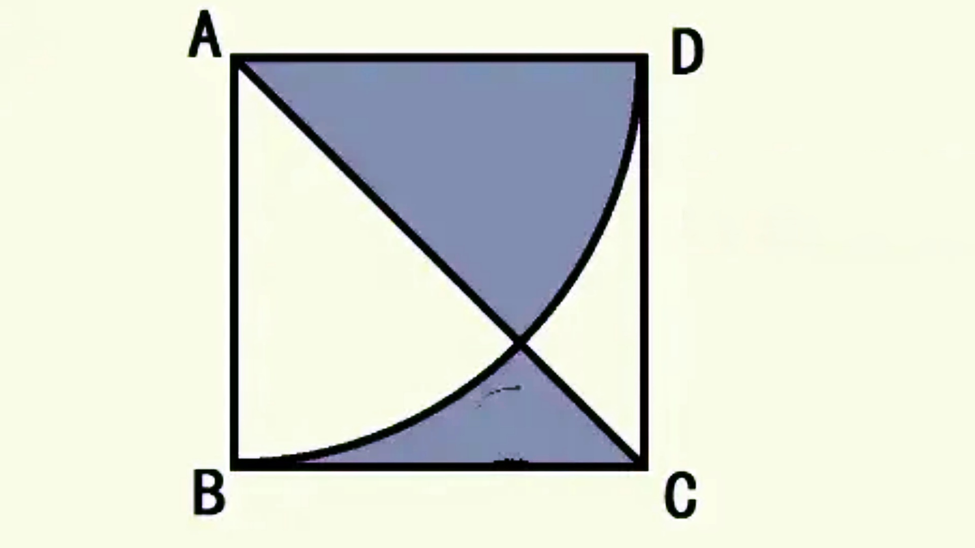 题目:如图所示,已知面积差,求正方形面积? 解