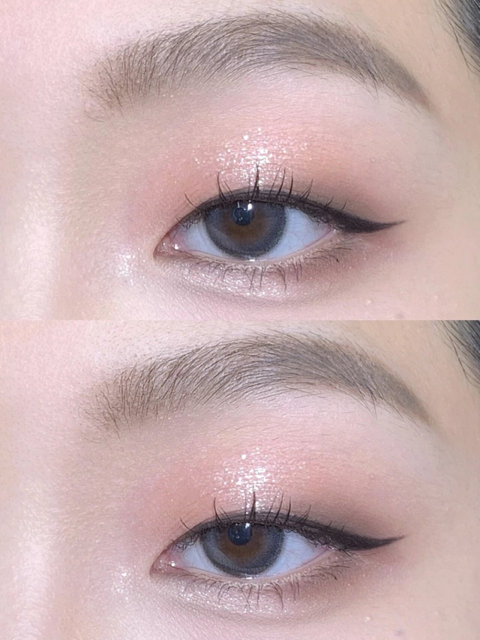 单眼皮肿内双新手必学的清冷消肿大眼眼妆 rosé朴彩英灵感的粉墨女团