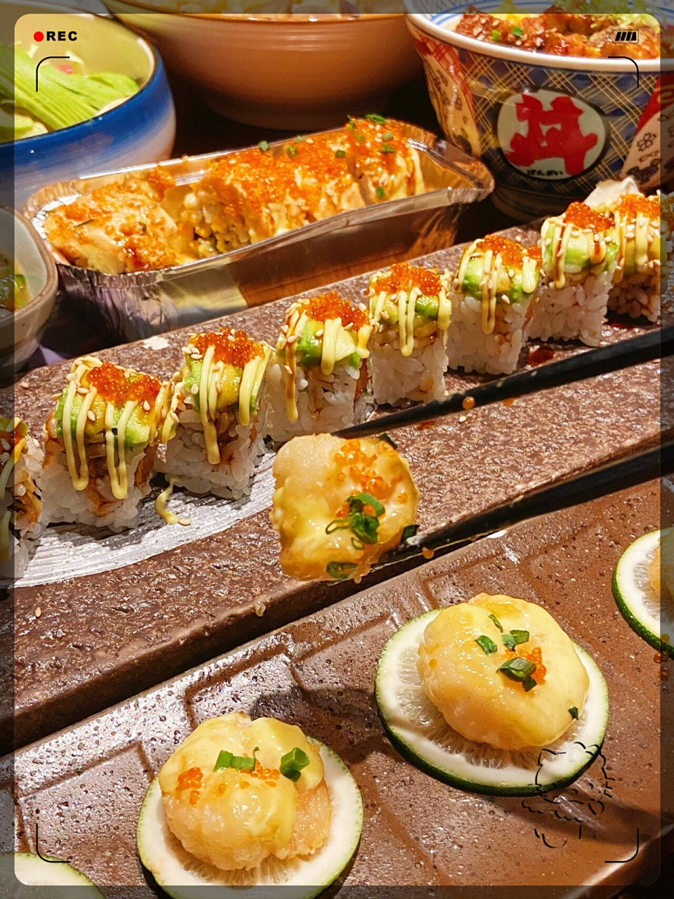 🔥日本料理界也被卷入了潮流,这家芝士焗卷真是太让人着迷了!