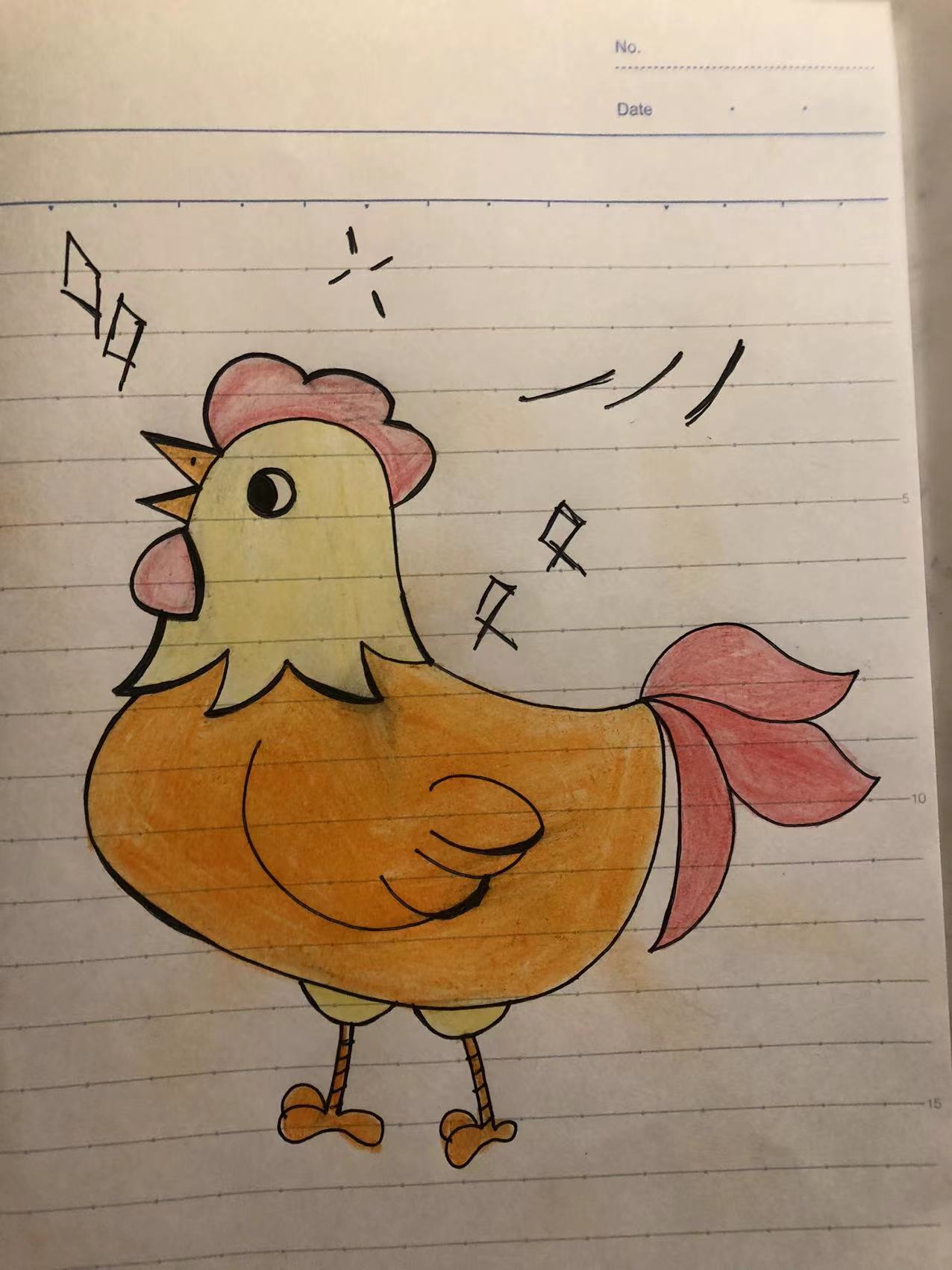 鸡,作为家禽中的一种,以其独特的形象和象征意义深受