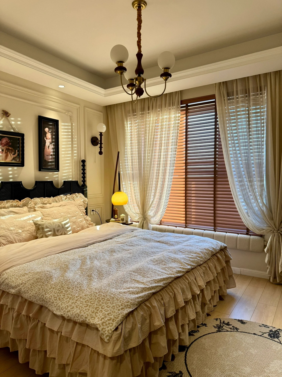 终于住进了自己的设计的法式复古公主房,儿时的童话梦想成真了!