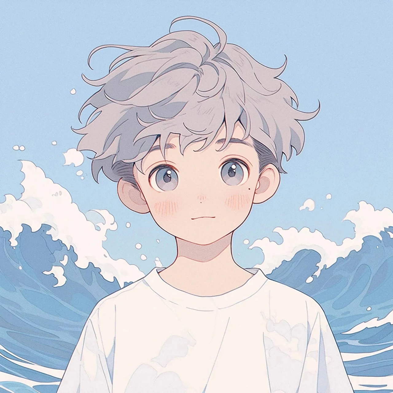 动漫男头|可爱软萌动漫卡通男生头像  #头像