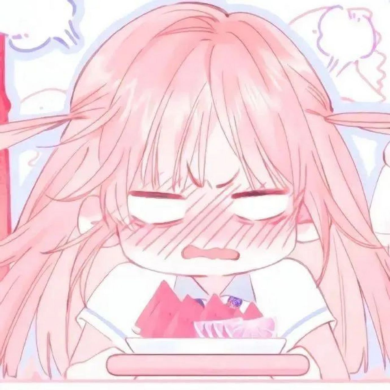 卡通女头 | 可爱的卡通动漫女头分享,每一张都很可爱#卡哇伊呀