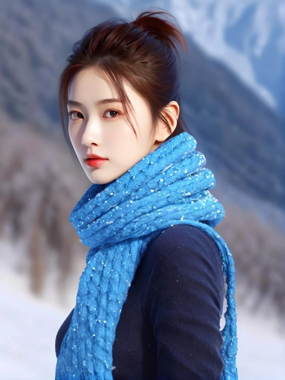 一颦一笑很倾城,妩媚多姿女儿情.