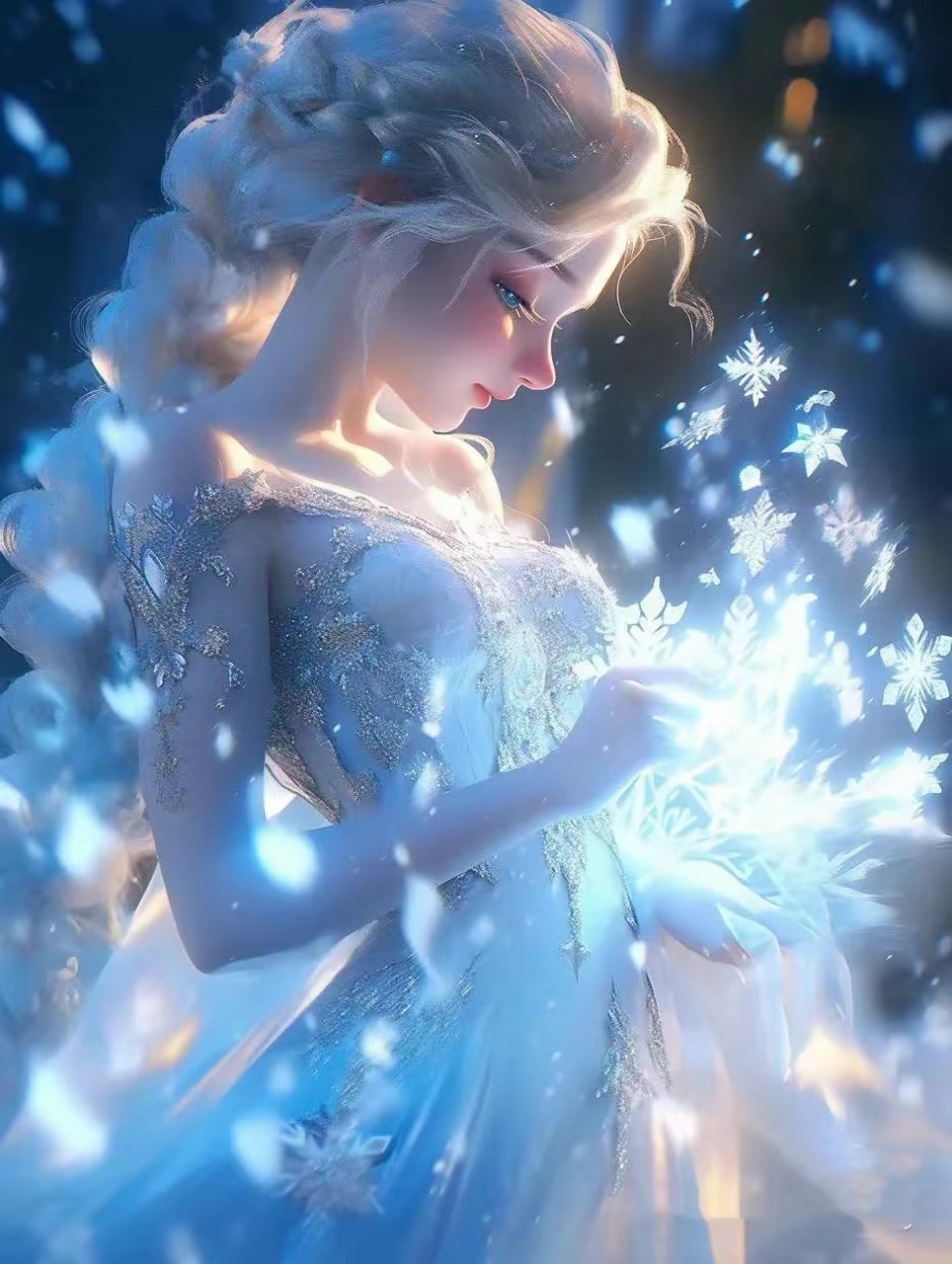 头像分享,《冰雪奇缘》艾莎公主头像