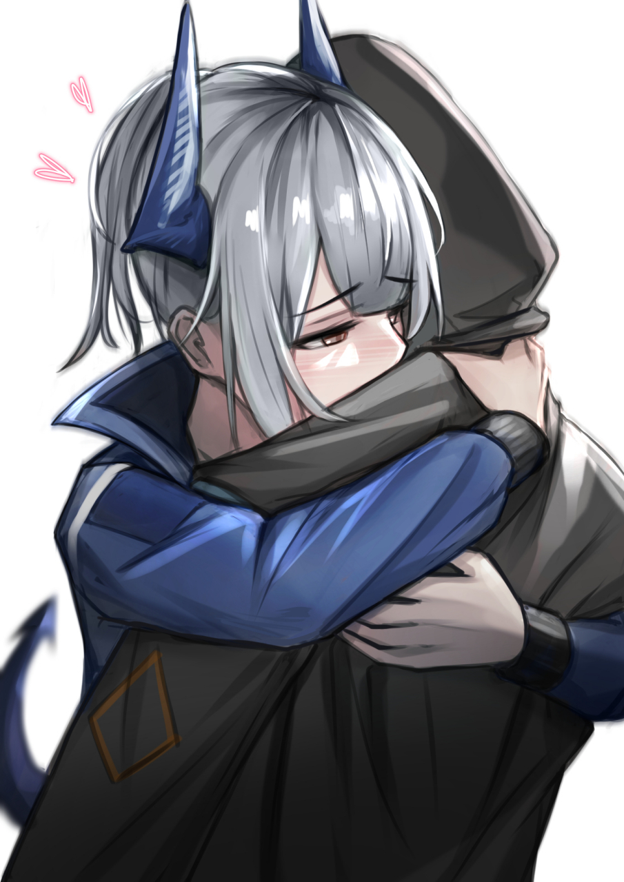 一把抱住!93——雷蛇(明日方舟)#二次元#  画师:krirk