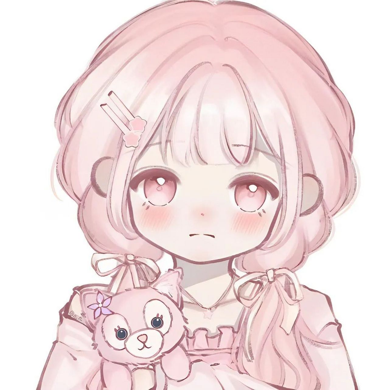 卡通女头 | 可爱的卡通动漫女头分享,每一张都很可爱#卡哇伊呀