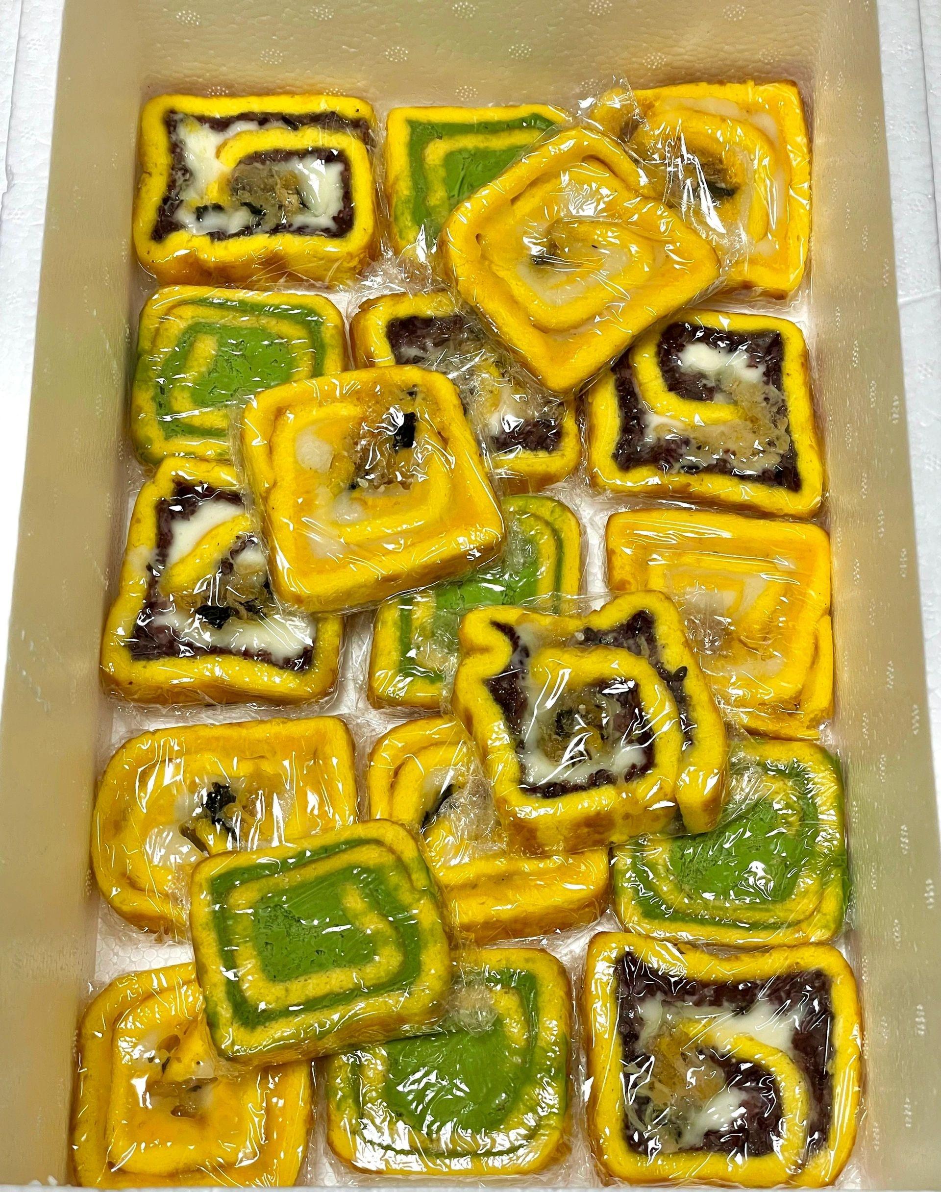 挖到宝了…这一大箱子太好炫了 虎皮蛋糕果然不让我失望