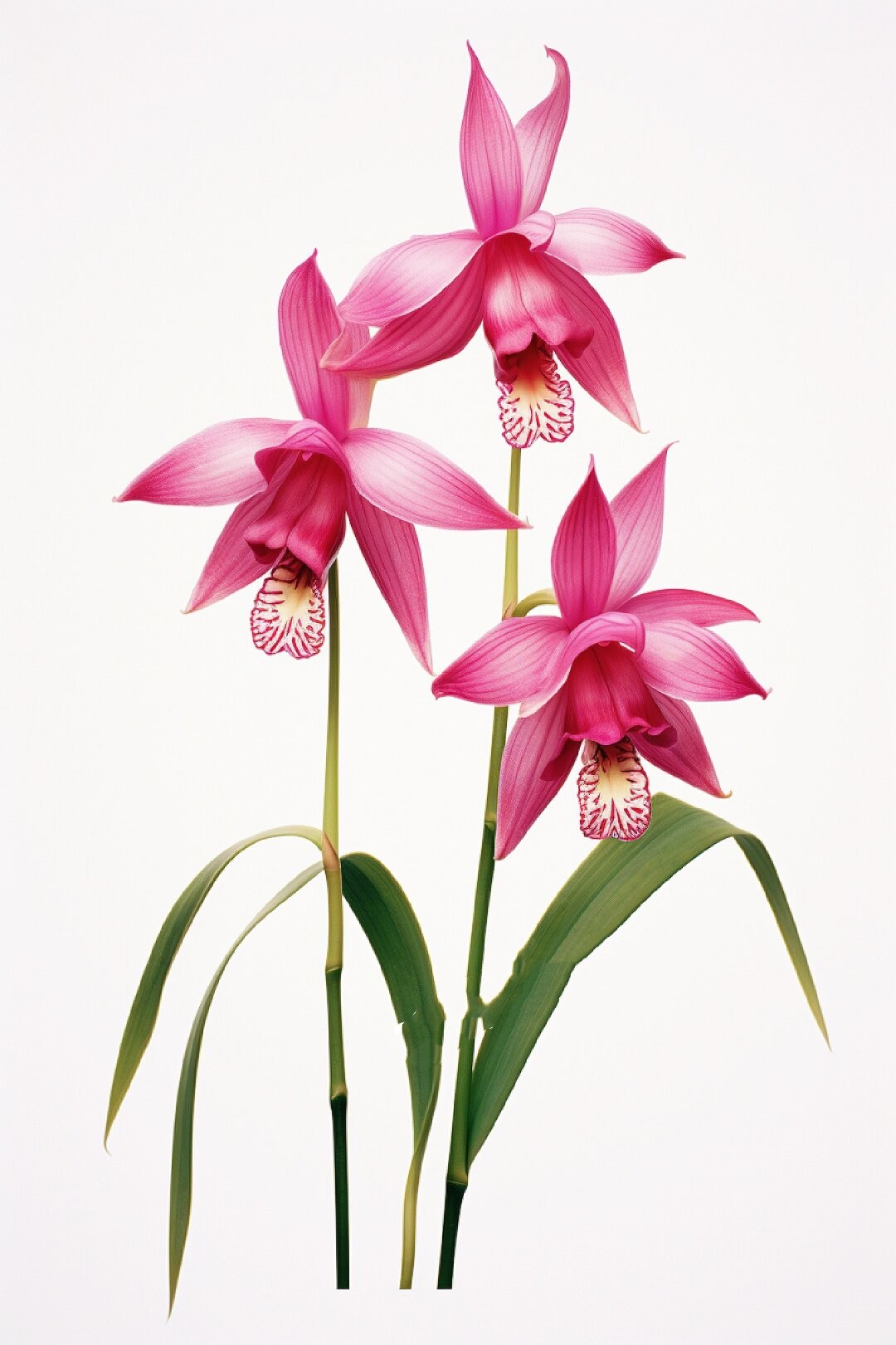 在静谧的午后,我与白芨花共绘一场无声的对话