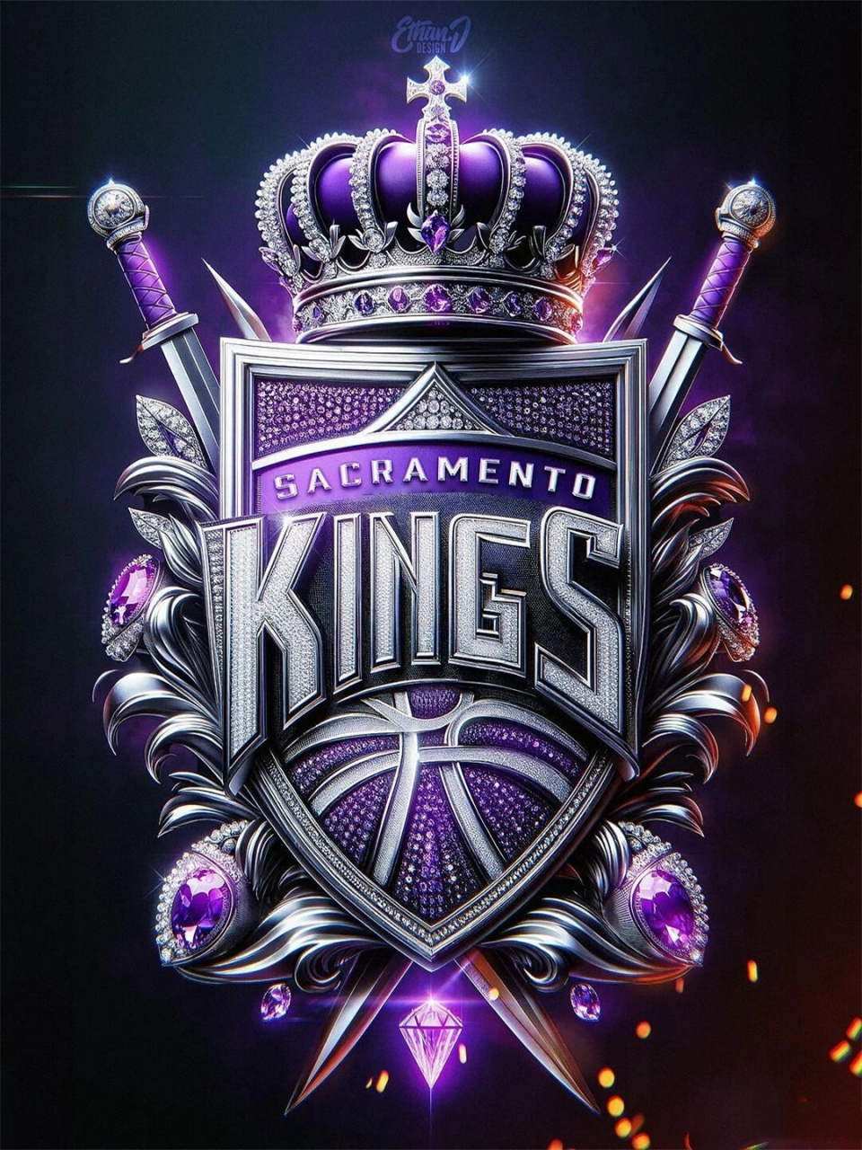 每一个细节都精致到让人惊叹,湖人的紫金配色与凯尔特人的绿白线条在