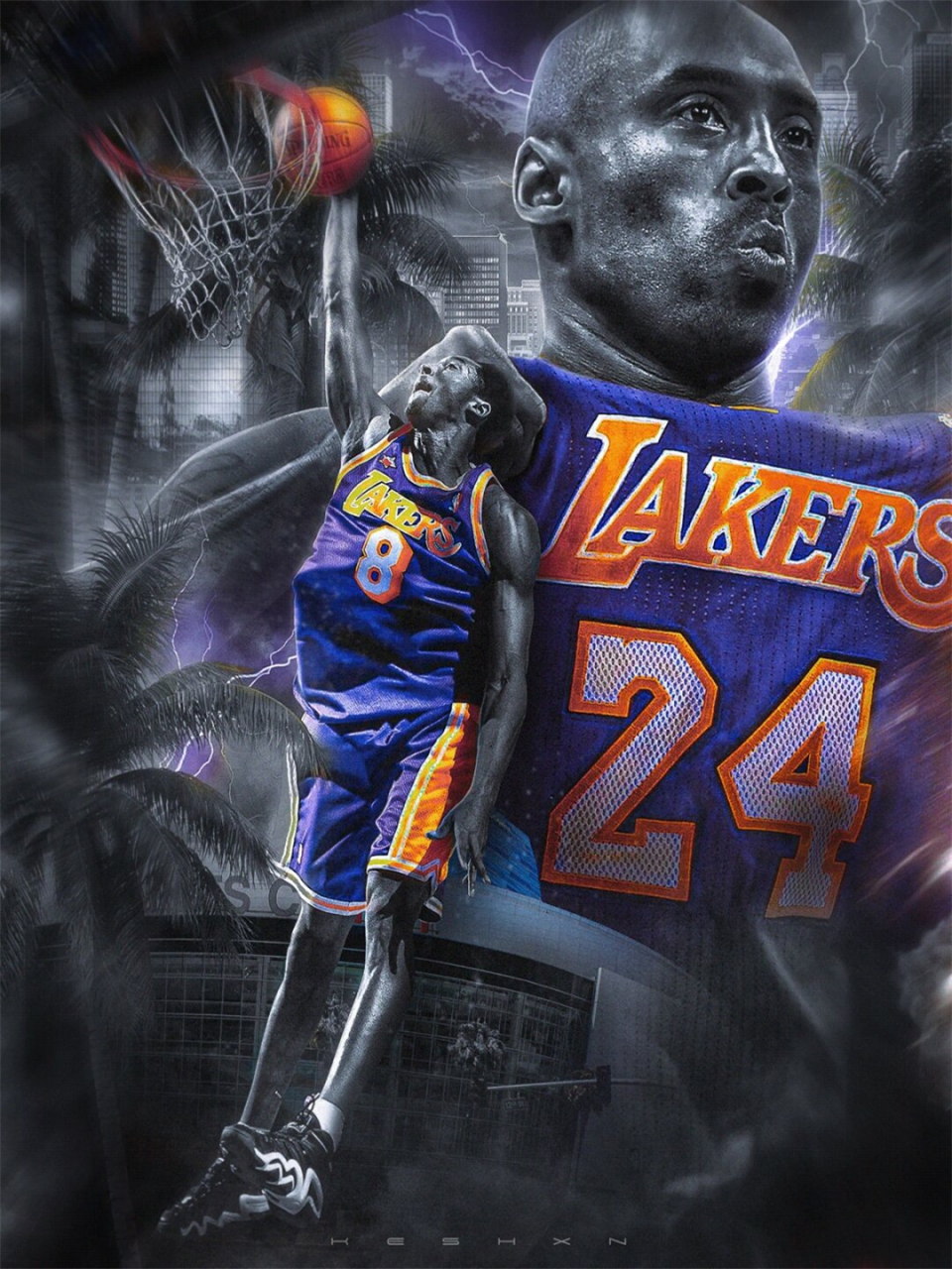 一组nba退役球星海报分享  从乔丹到科比,从詹姆斯到库里,每一个名字