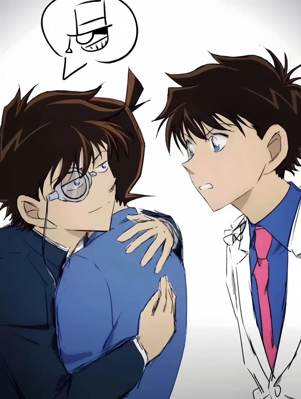 分不清楚究竟是新一出了轨还是快斗劈了腿?