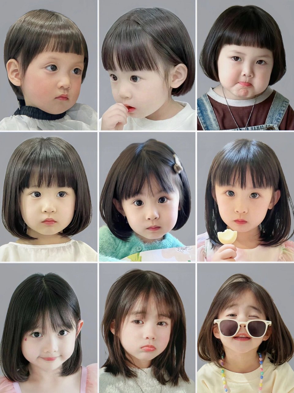 2023年秋冬女童短发合集来咯#温暖冬天一起过