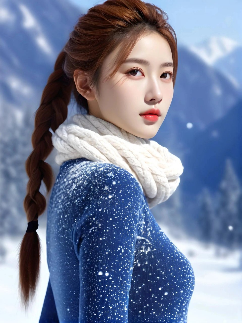 一颦一笑很倾城,妩媚多姿女儿情.