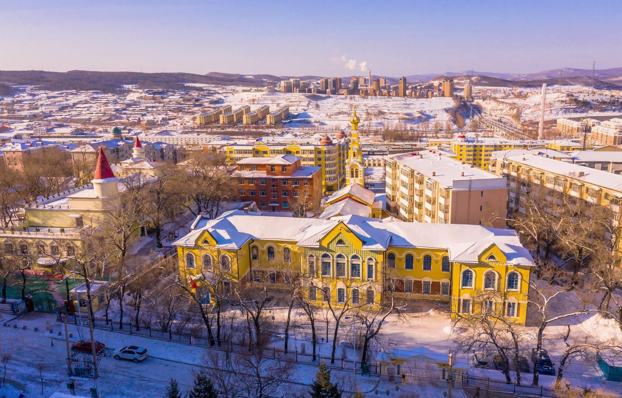 黑龙江边境小镇绥芬河,美丽的边境小城,感受冰天雪地中的浪漫