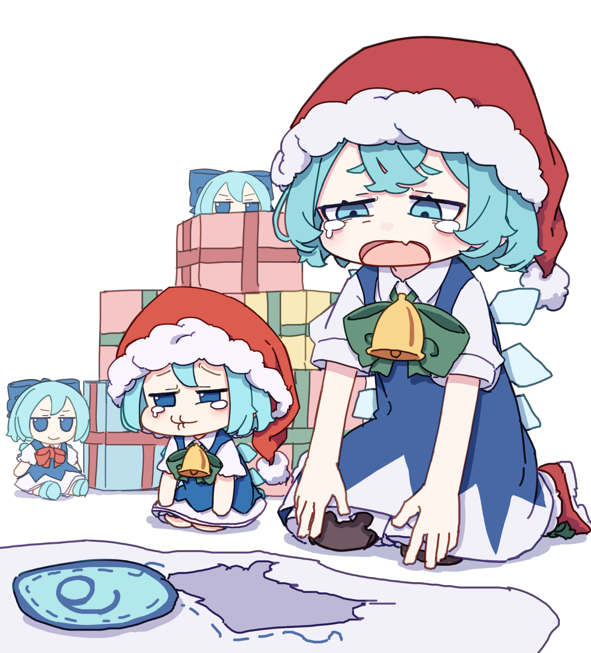 琪露诺&大妖精(东方project)#二次元#  画师:かめぱすた