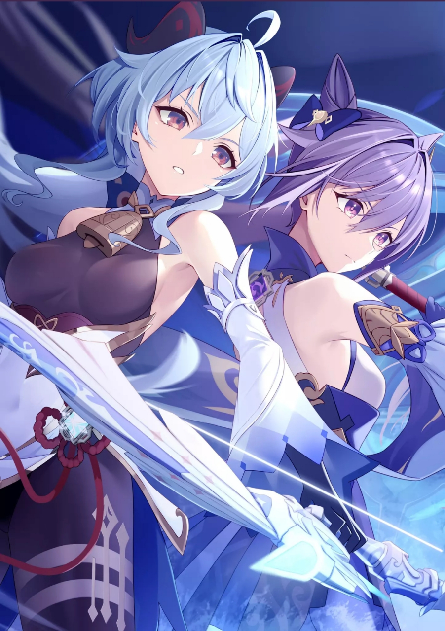 原神# 甘雨&刻晴.