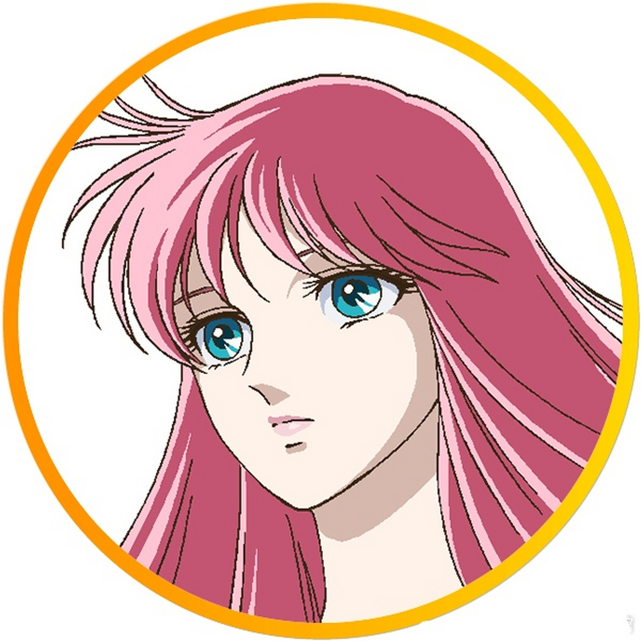 动画《圣斗少女翔》官方头像欣赏,展现了女神雅典娜和她的女圣斗士们.