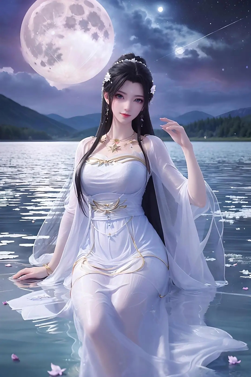 月婵次身清漪#养眼美女# #完美世界月婵