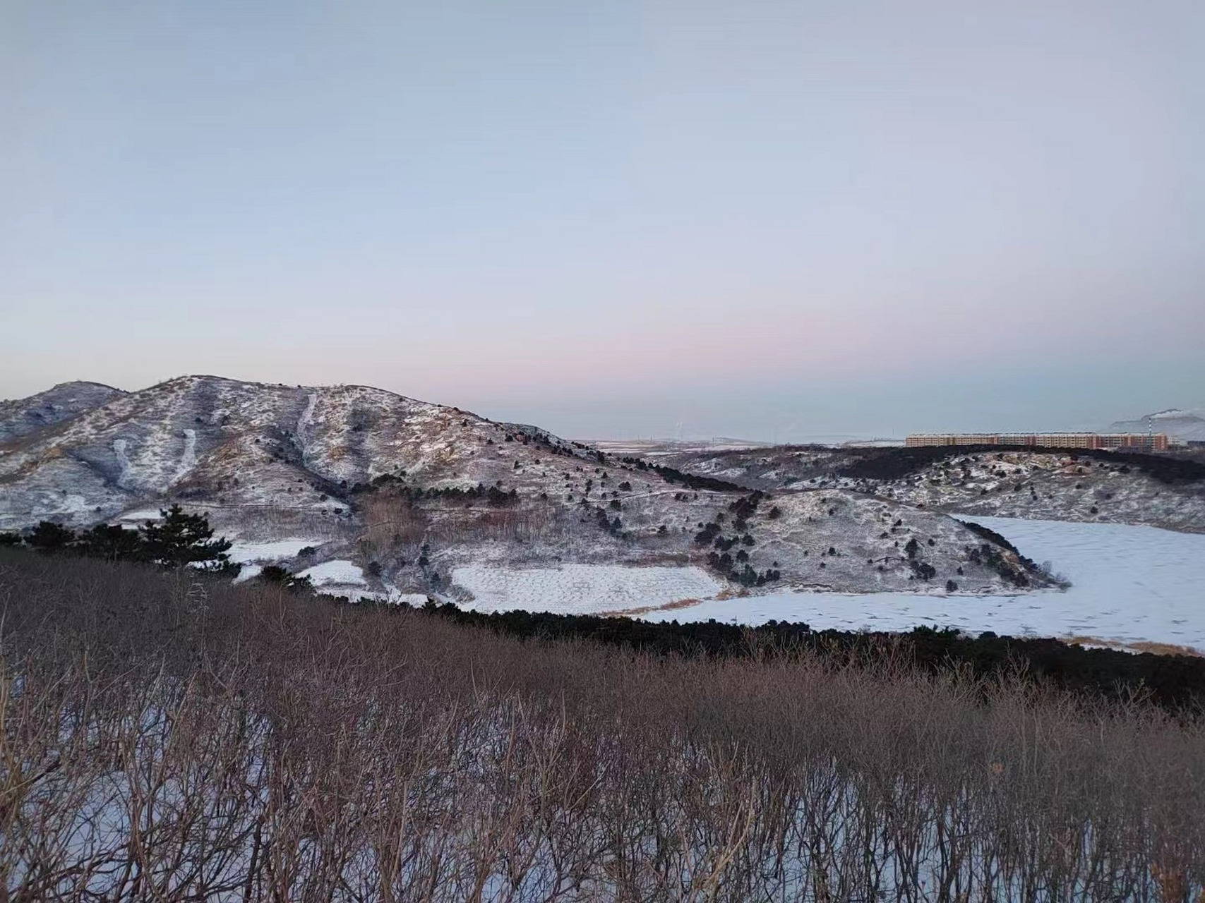 长津湖雪景拍摄地图片