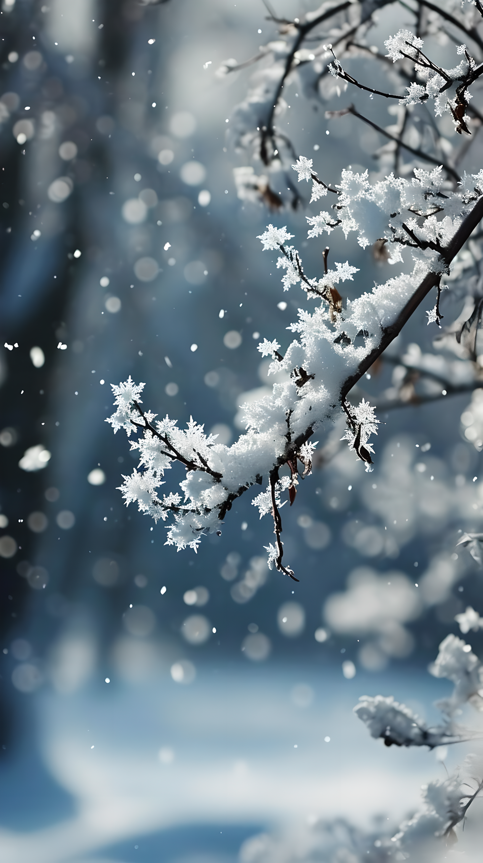 凄美图片雪景图片