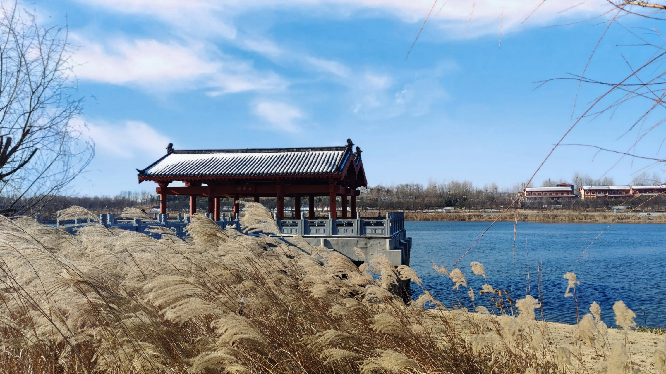 郑州# 郑州免费周边游的好去处,洧水公园位于郑州新郑市南关,被誉为