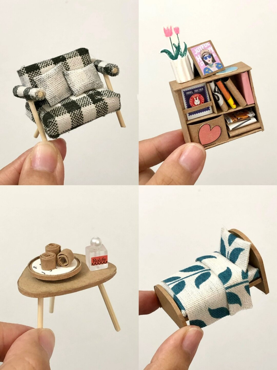 万物微缩|纸箱手工diy制作可爱迷你家居好物
