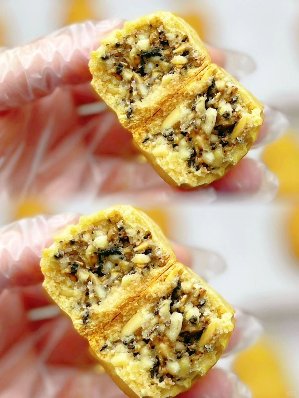 私房爆火花生芝麻月饼甜而不腻一口沦陷 配方饼皮转化糖浆枧水花生油