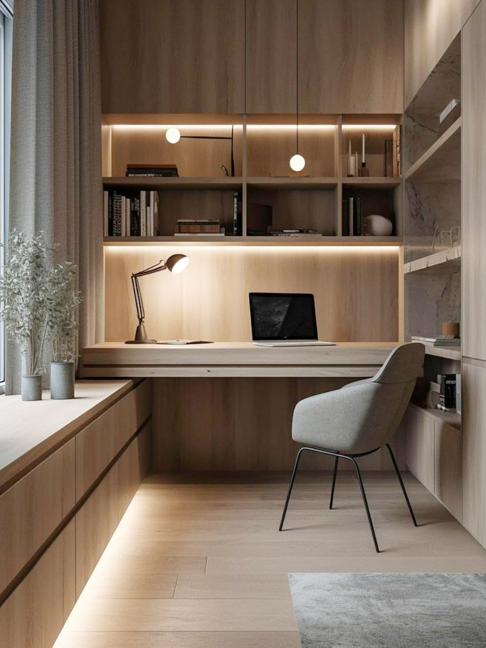 意式极简|十款书房设计推荐  这个风格的设计你喜欢吗