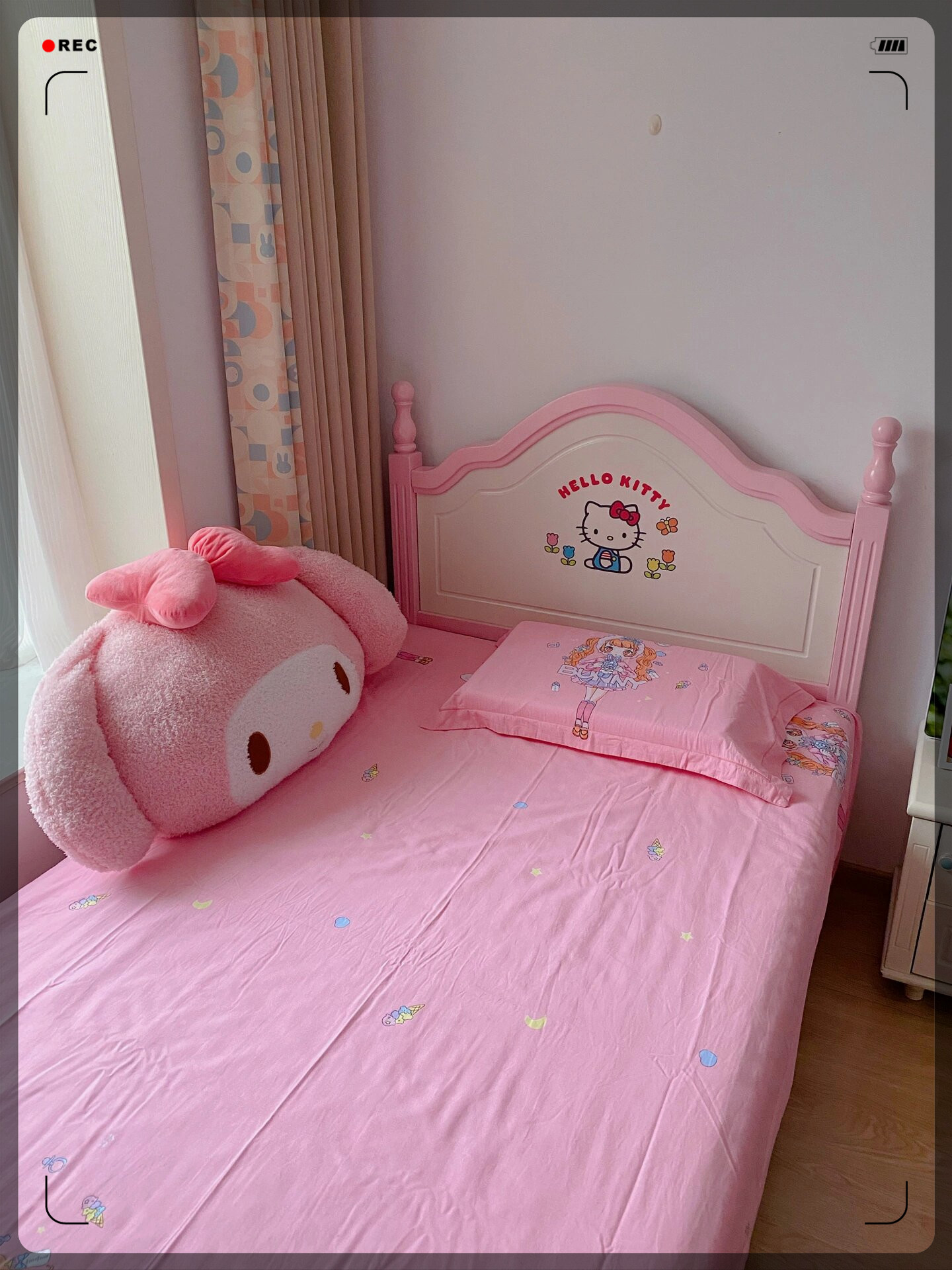 闺女说,粉色是有点俗 但我就是喜欢