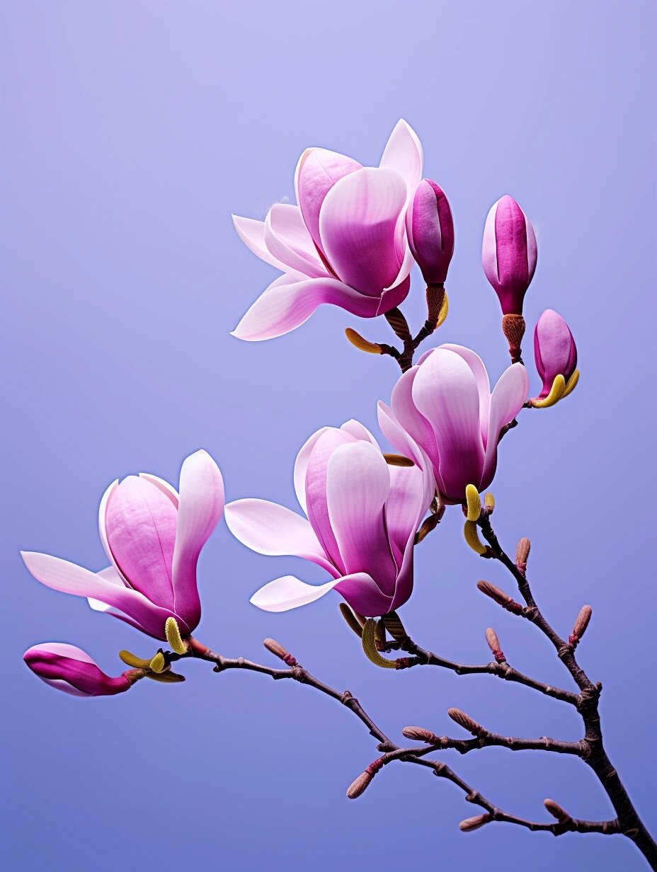 绘画素材~玉兰花素材  玉兰花,又称白玉兰,望春花等,是中国著名的传统