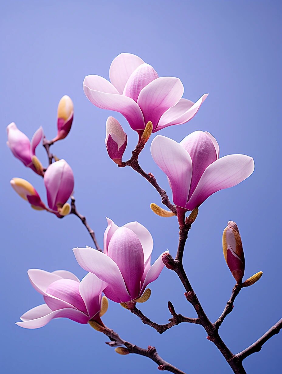 绘画素材~玉兰花素材  玉兰花,又称白玉兰,望春花等,是中国著名的传统