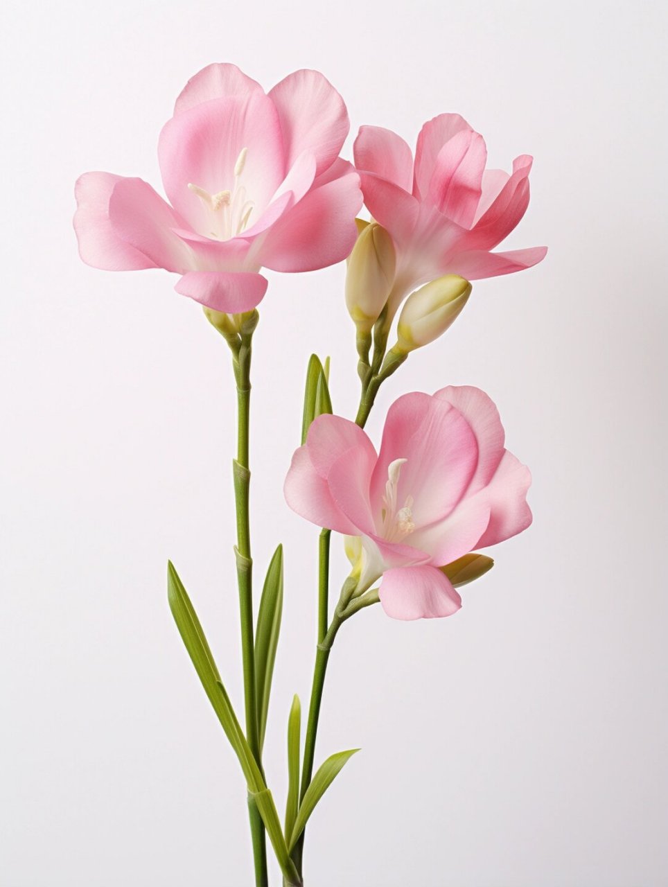 原创高清绘画素材 粉色小苍兰组图  你是否在寻找那一抹能点亮画作的