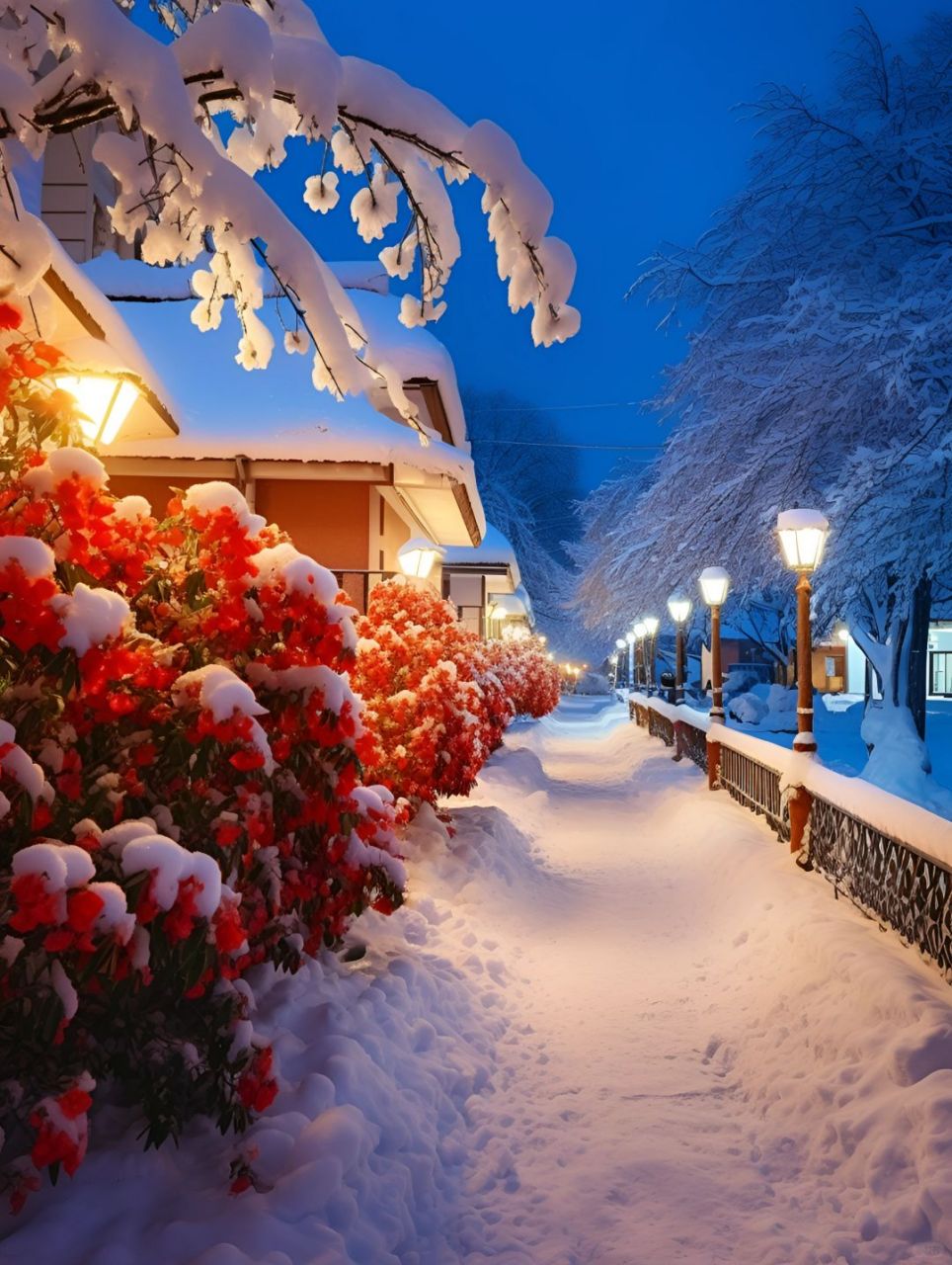 凄美图片雪景图片