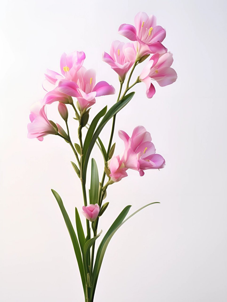 原创高清绘画素材 粉色小苍兰组图  你是否在寻找那一抹能点亮画作的