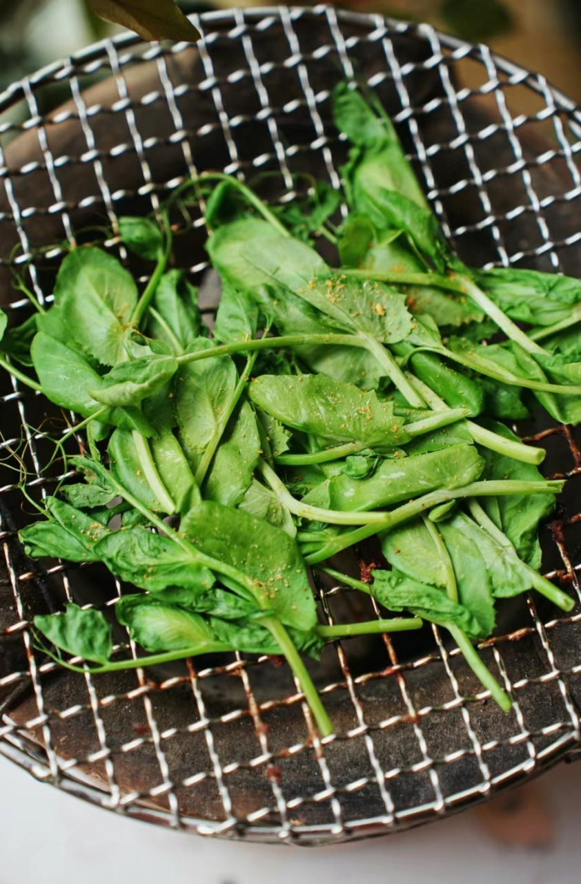 烤豌豆片串图片