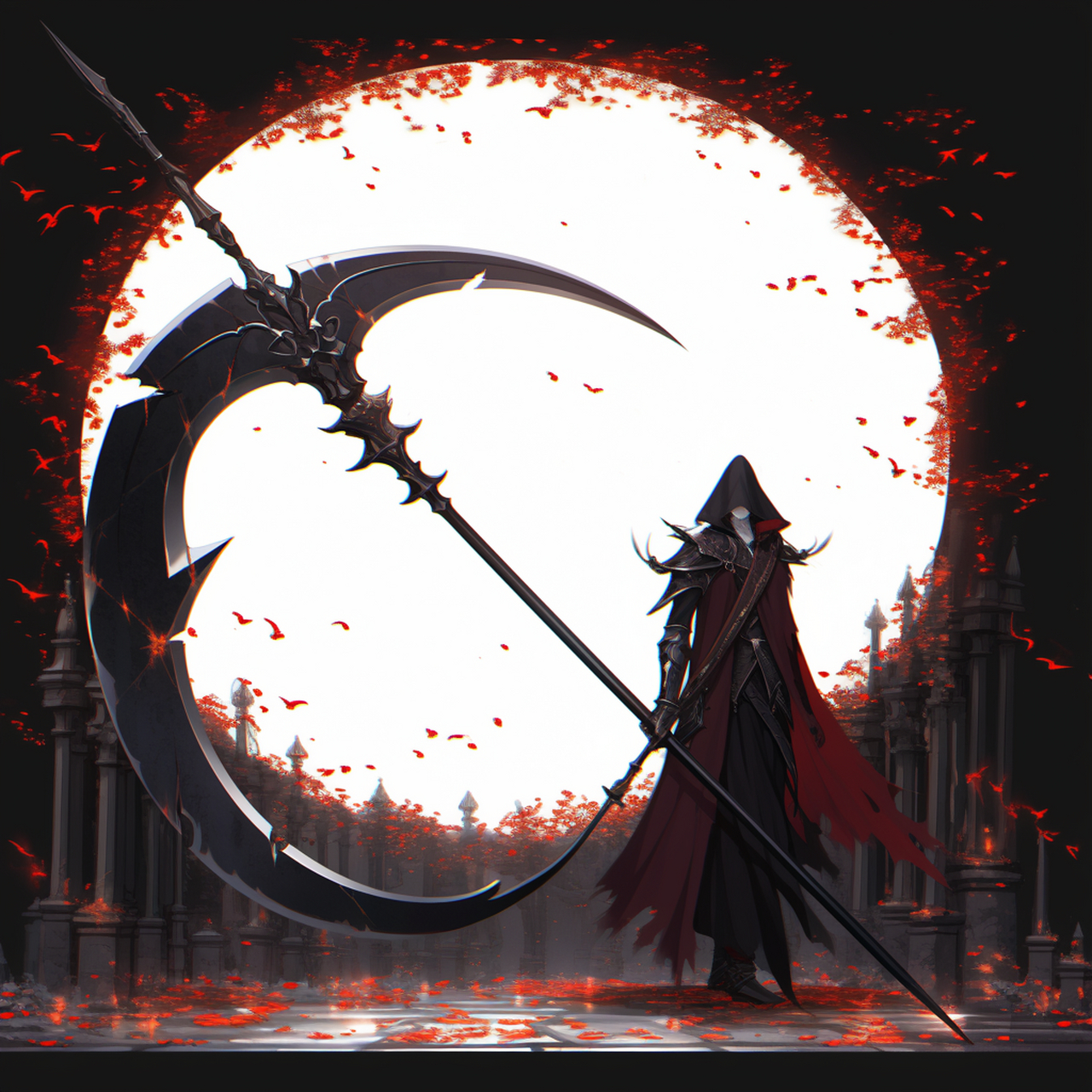 小说主角武器死神镰刀