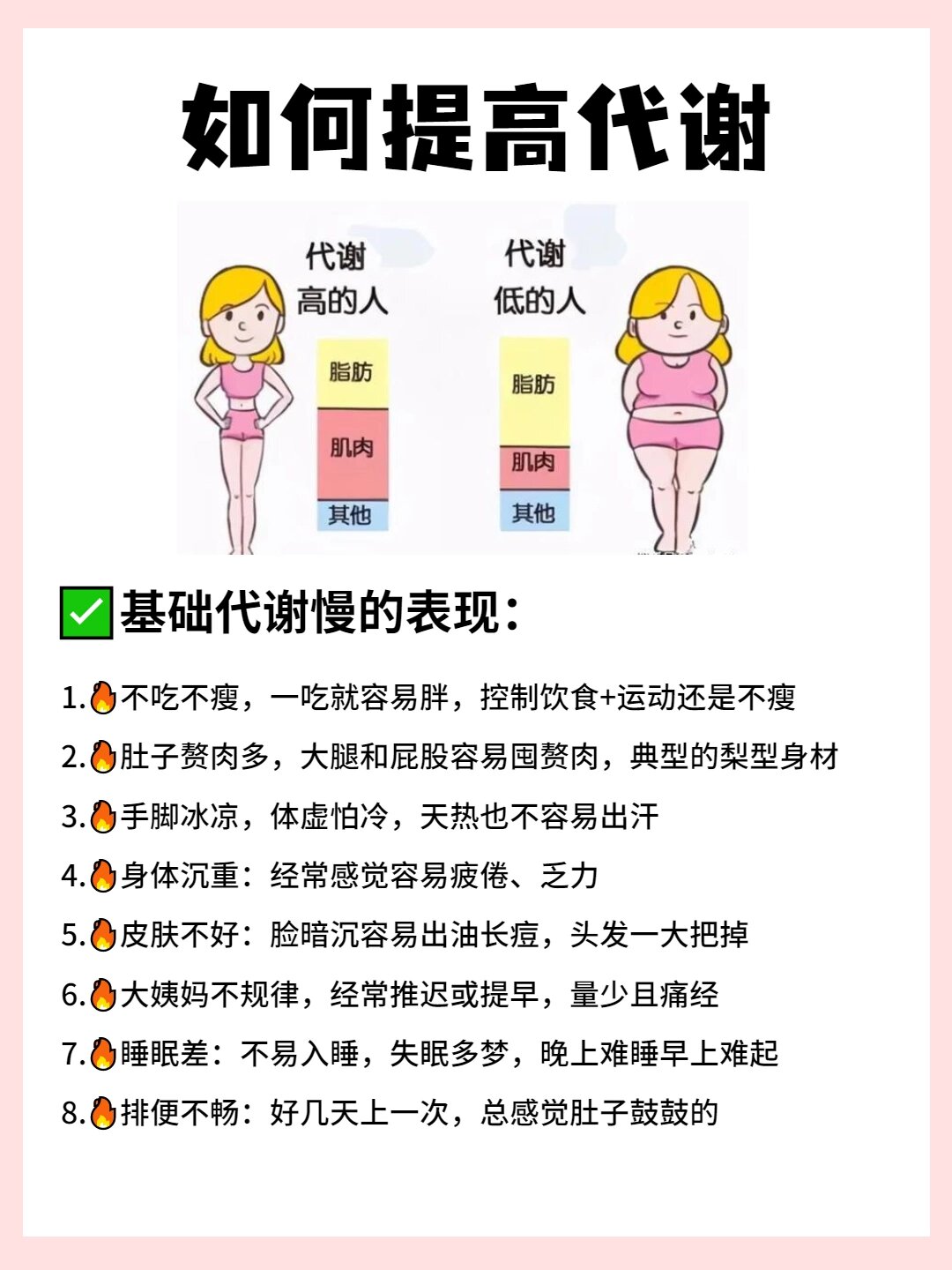 从5个方面入手,提高基础代谢值,让你瘦得更快!