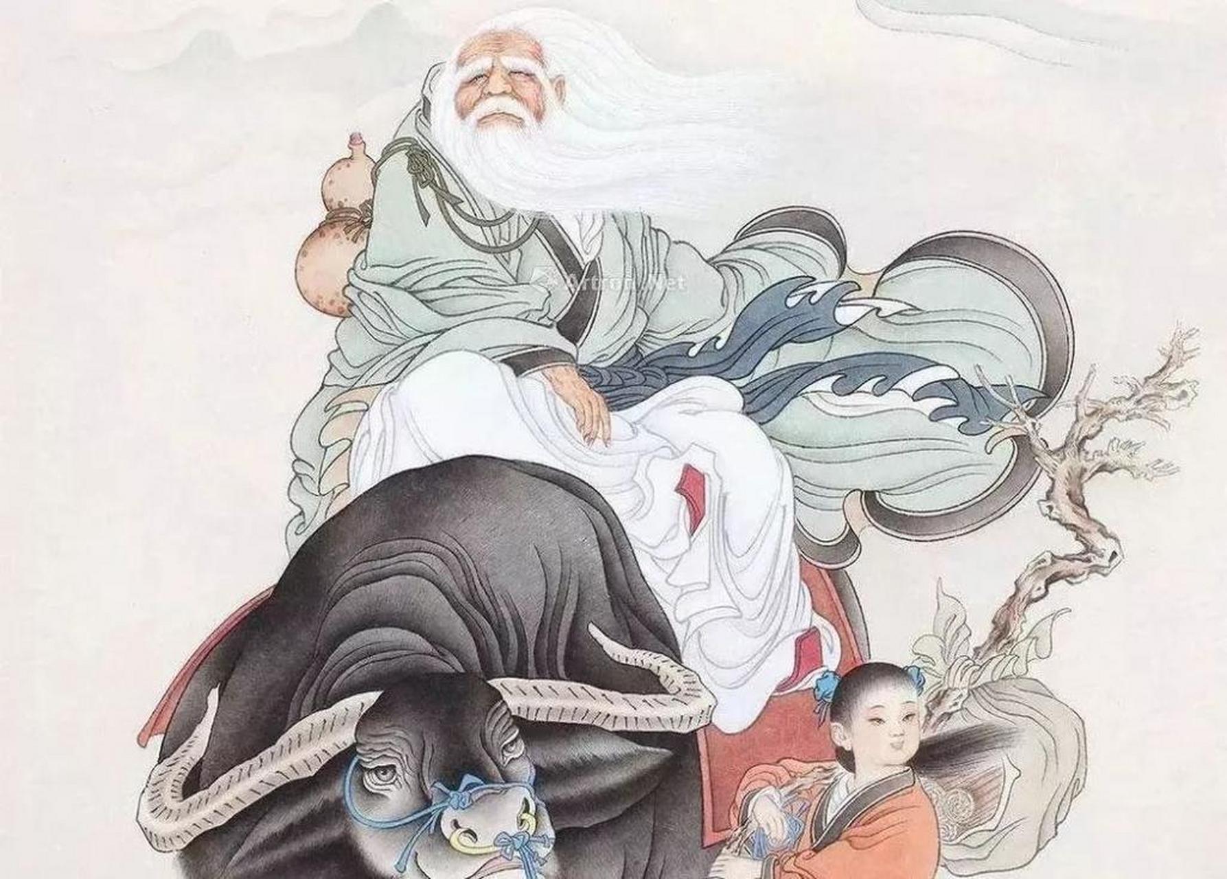 老子绘画图片大全图片