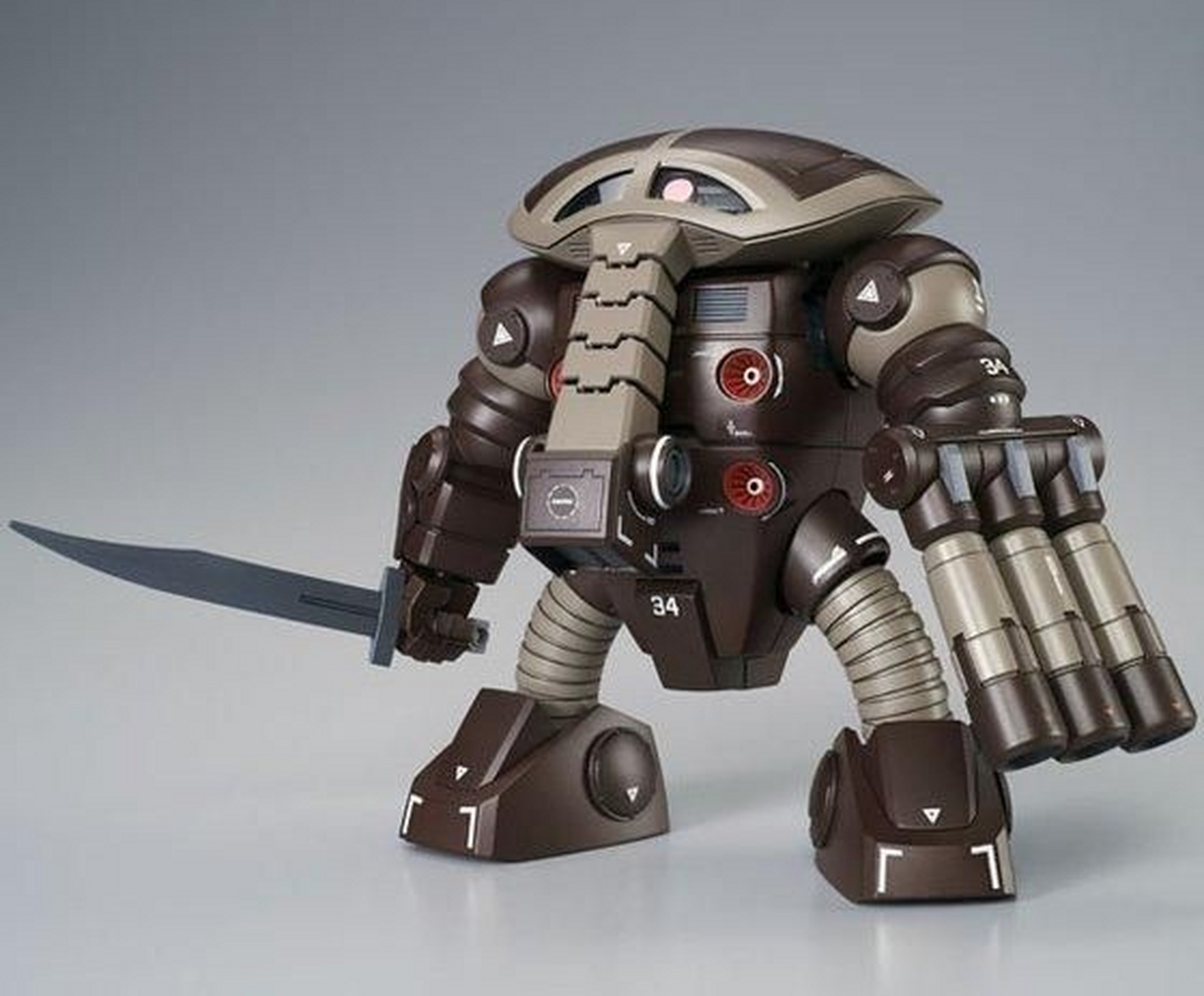 模型欣赏:机动战士高达 hguc  玖阿格,在动画的达喀尔攻防战中表现亮