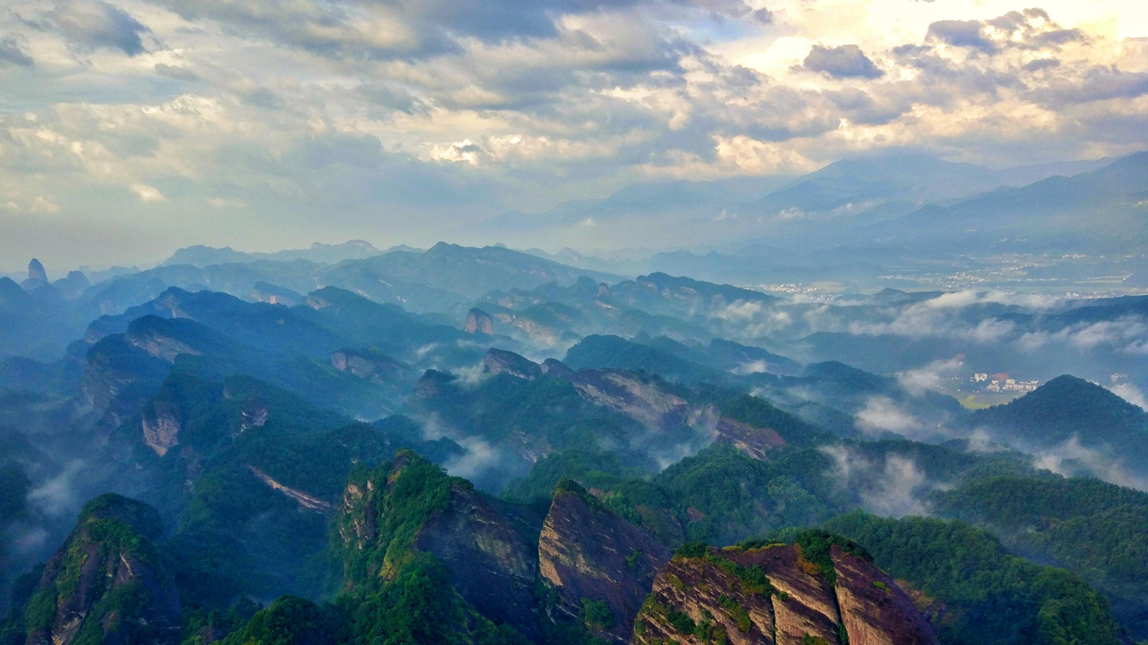 南岳衡山 全景图片