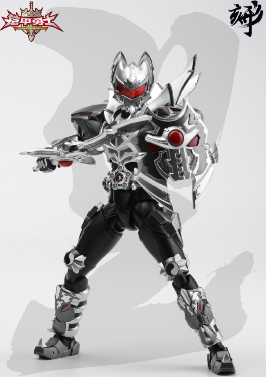 铠甲勇士:黑暗帝皇侠可动手办周边公开 驾驭和掌控最强黑暗之力