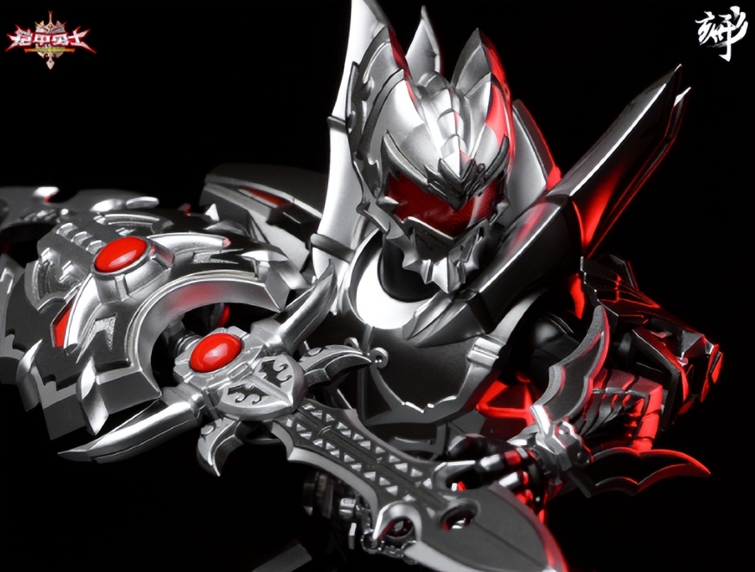 铠甲勇士:黑暗帝皇侠可动手办周边公开 驾驭和掌控最强黑暗之力