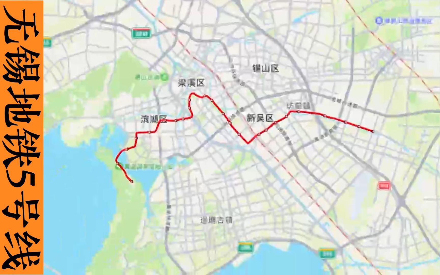 无锡地铁5号线线路图片