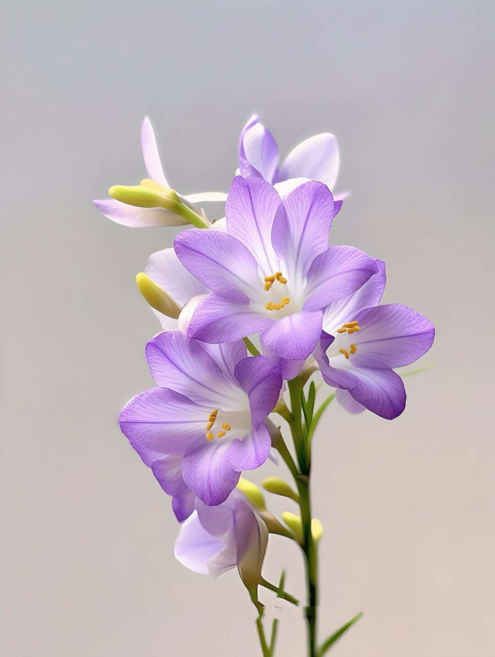 原创高清绘画素材～小苍兰真美  嘿,亲爱的朋友们!