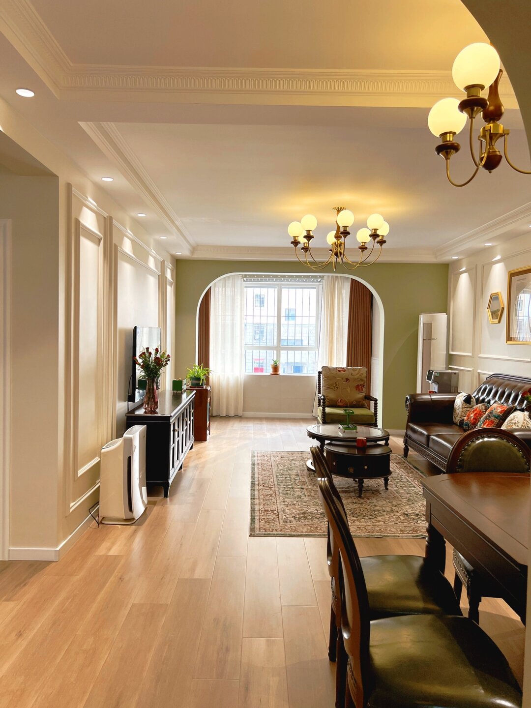 80平美式家,有一种富有叫干净  我的家,不是豪宅,套内面积80平米,没有